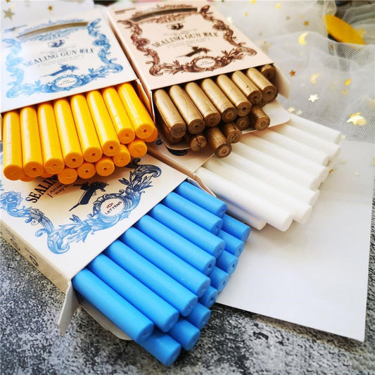 Mini Wedding With Fire Paint Wax Sticks