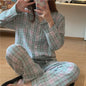 Womens Long-sleeve Pajama Sets For Wearing Outside