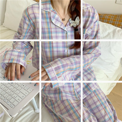 Womens Long-sleeve Pajama Sets For Wearing Outside