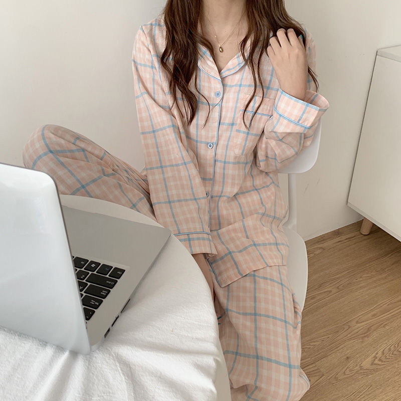Womens Long-sleeve Pajama Sets For Wearing Outside