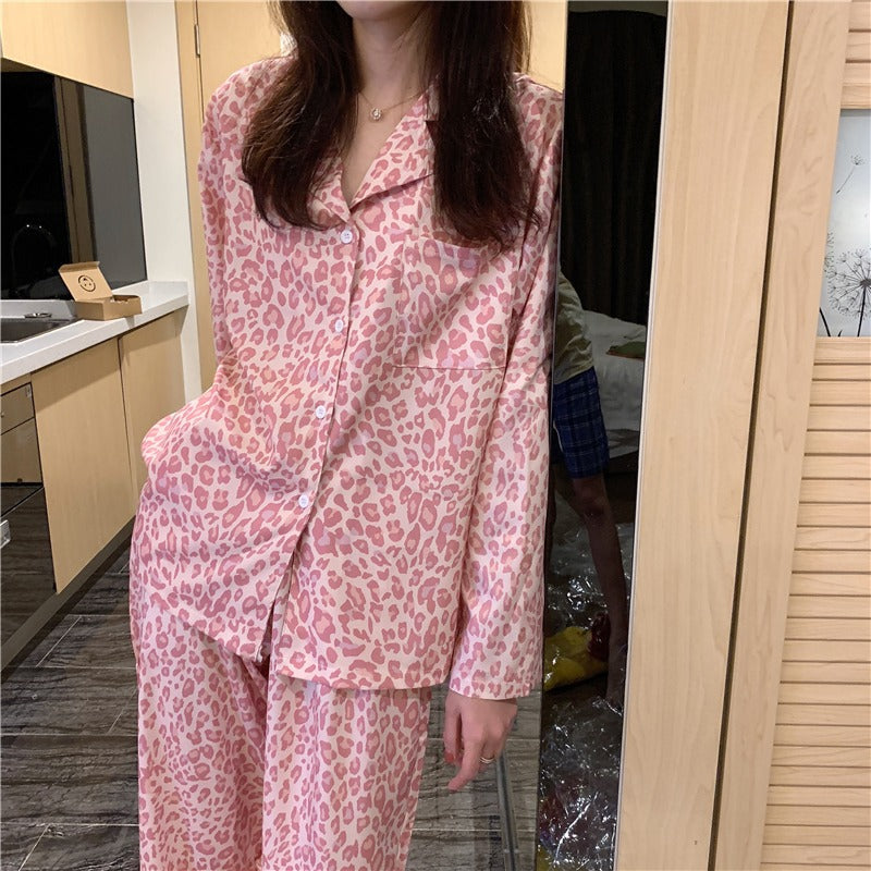 Womens Long-sleeve Pajama Sets For Wearing Outside